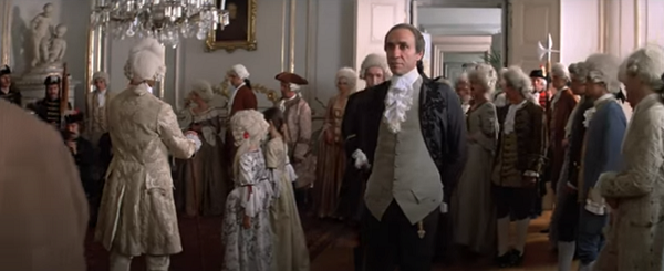 若き日のサリエリと宮廷