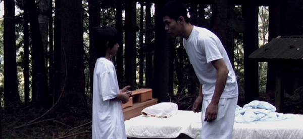 森の中の風摩と蓮