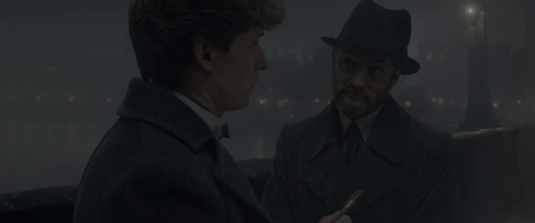 ダンブルドアと再会したニュート