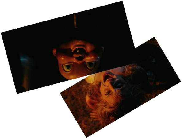 襲われるツリー