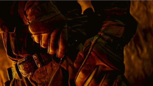 バートのナイフさばきGIF