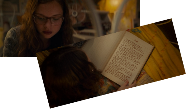 恐い本を読むステラ