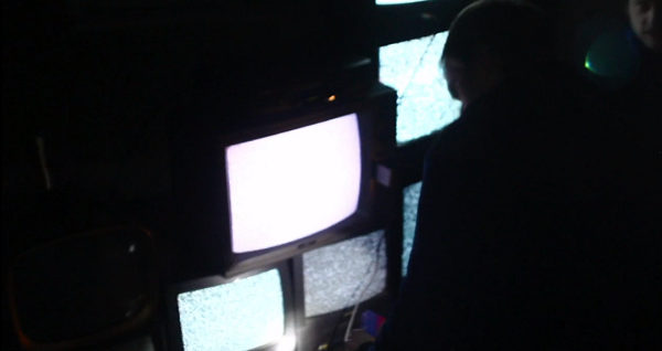 老人宅のビデオルーム